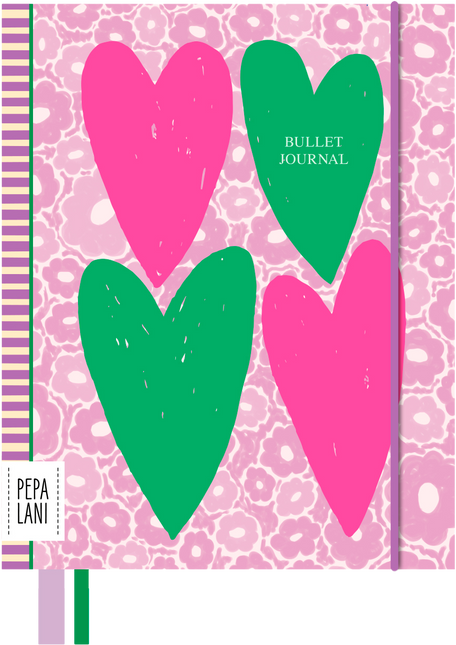 Pepa Lani Pepa Lani Flower Bullet Journal Big Hearts