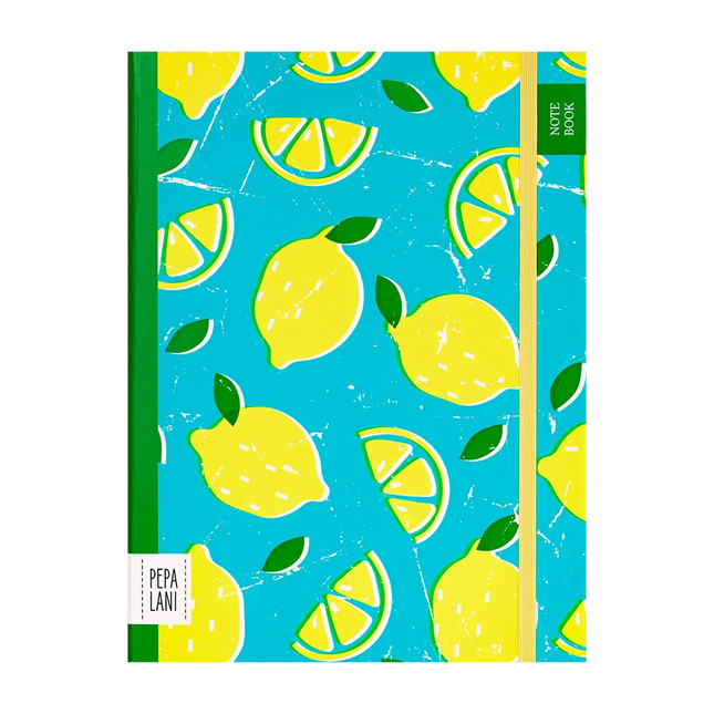 Pepa Lani Pepa Lani Notitieboek A5 Spring Flower & Fruity Retro Lemon