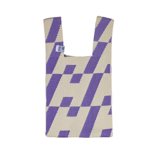Pepa Lani Pepa Lani Poppy Bag Flower Purple Stripes/Blocks
