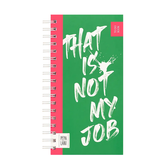 Pepa Lani Pepa Lani To Do Boek Flower This is not my job Green