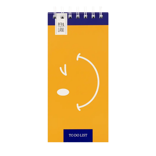 Pepa Lani Pepa Lani To Do Lijst Flower Smiley Orange