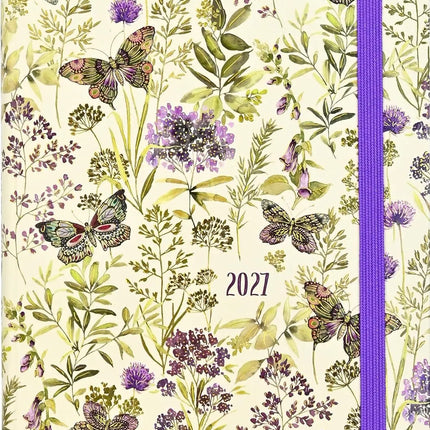 Peter Pauper Amethyst Butterflies 16 Maanden Agenda 2027