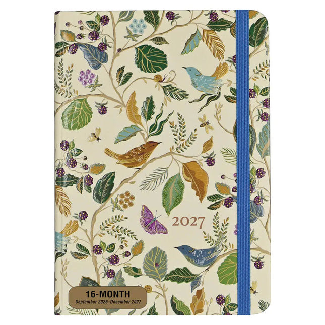 Peter Pauper Birds and Berries Compact Agenda 16 Maanden 2027