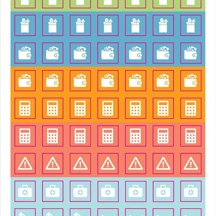 Peter Pauper Home & Family Management Planner Stickers
