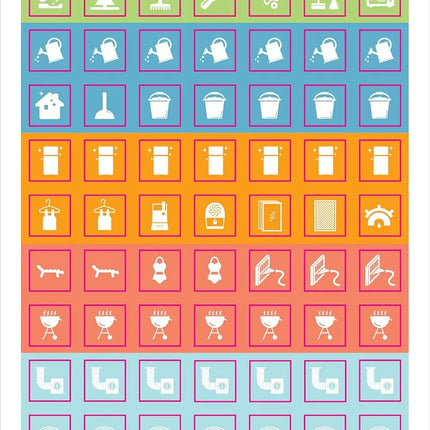 Peter Pauper Home & Family Management Planner Stickers