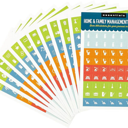 Peter Pauper Home & Family Management Planner Stickers