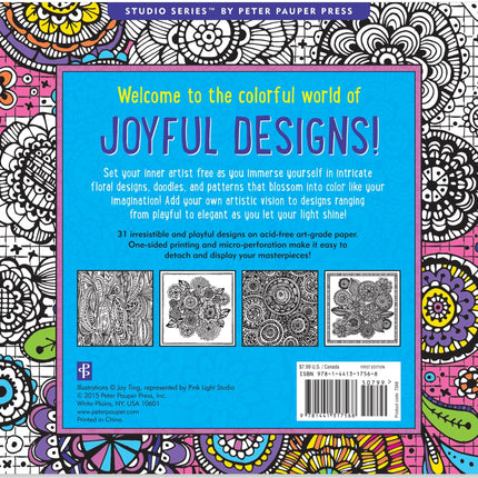 Peter Pauper Joyful Designs Kleurboek