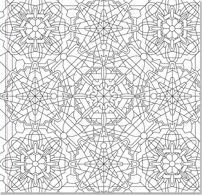 Peter Pauper Kaleidoscope Designs Kleurboek