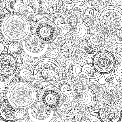 Peter Pauper Peaceful Paisleys Kleurboek