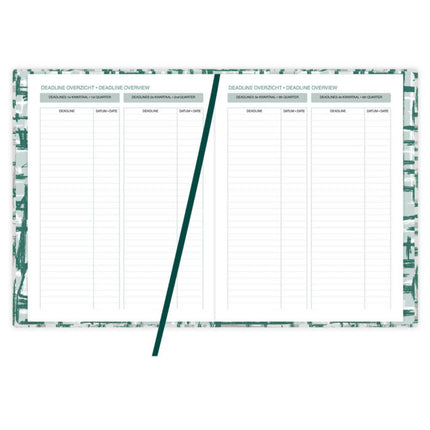 Peter Pauper Planagenda Emerald Grid 2026