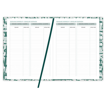 Peter Pauper Planagenda Emerald Grid 2026