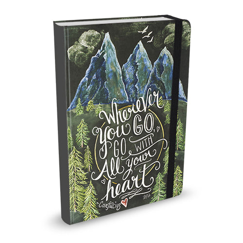 Peter Pauper Wherever You Go, Go With All Your Heart Notitieboek
