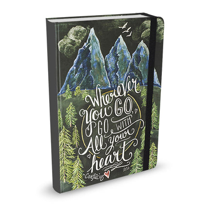 Peter Pauper Wherever You Go, Go With All Your Heart Notitieboek