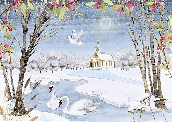 Peter Pauper Wonders of Winter Deluxe Doosje 20 stuks met Enveloppe