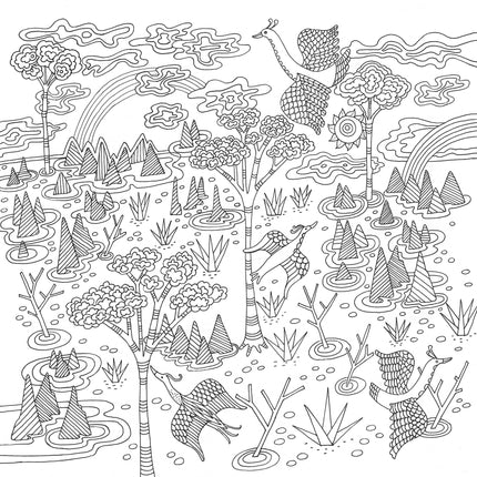 Peter Pauper Zen Garden Artist's Kleurboek