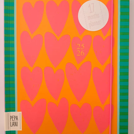 Pimpelmees Pepa Lani School Agenda 2025-2026 Flower Pink