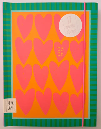 Pimpelmees Pepa Lani School Agenda 2025-2026 Flower Pink