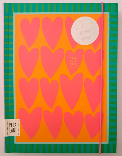 Pimpelmees Pepa Lani School Agenda 2025-2026 Flower Pink