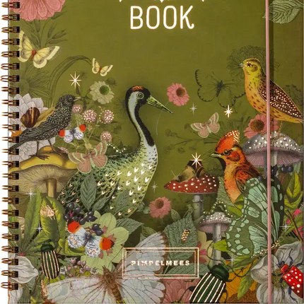 Pimpelmees Pimpelmees A4 Notitieboek Sage Wire-O