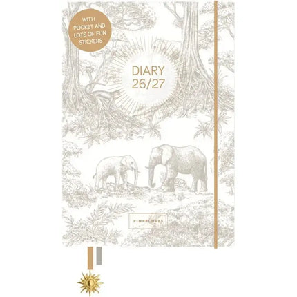 Pimpelmees Pimpelmees A5 School agenda 2026 - 2027 Elephant Grey