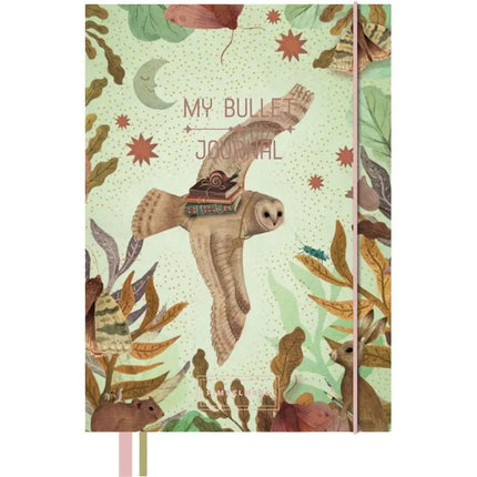 Pimpelmees Pimpelmees Bullet Journal Magical Forest Owl Apple