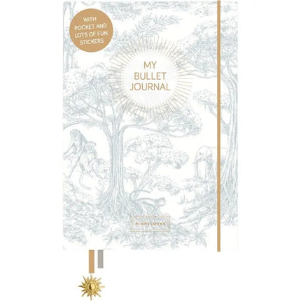 Pimpelmees Pimpelmees Bullet Journal Mono Breezy Blue Elephant