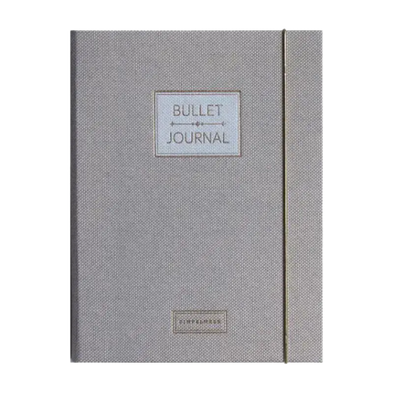 Pimpelmees Pimpelmees Bullet Journal PRO Luxe Linnen Mono Pencil Grey