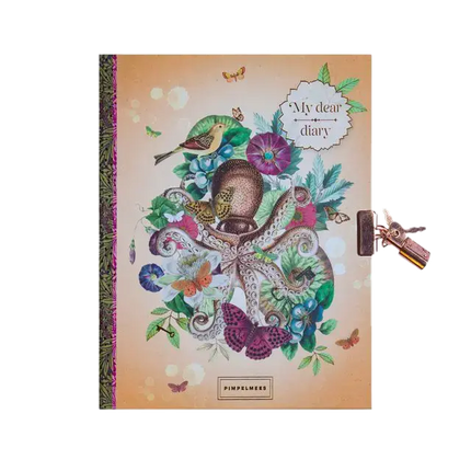 Pimpelmees Pimpelmees Dagboek Peach met Slot