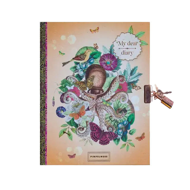 Pimpelmees Pimpelmees Dagboek Peach met Slot