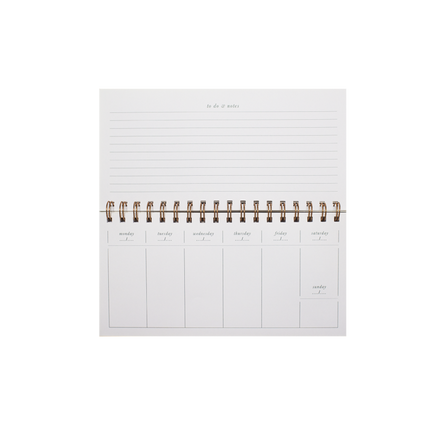 Pimpelmees Pimpelmees Desk Planner - Rose Datumloos