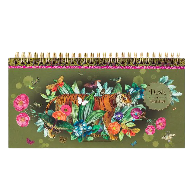 Pimpelmees Pimpelmees Desk Planner Tijger Olive