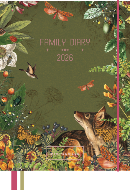 Pimpelmees Pimpelmees Family Agenda 2026 - Fox Olive