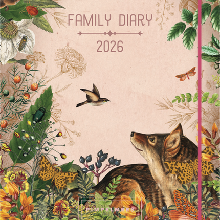 Pimpelmees Pimpelmees Family Agenda 2026 - Fox Rose