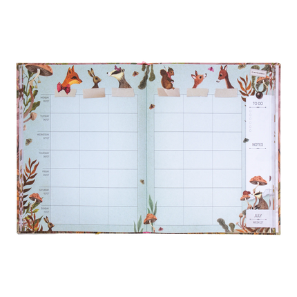 Pimpelmees Pimpelmees Family Agenda 2027 - Deer Warm Red