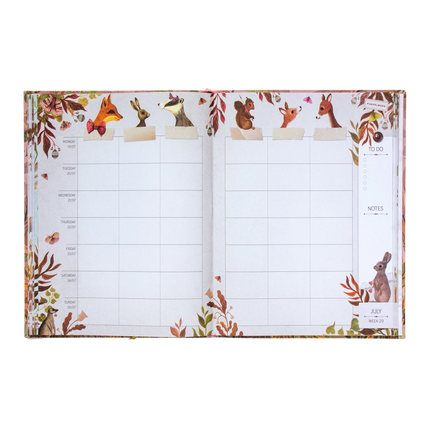 Pimpelmees Pimpelmees Family Agenda 2027 - Deer Warm Red