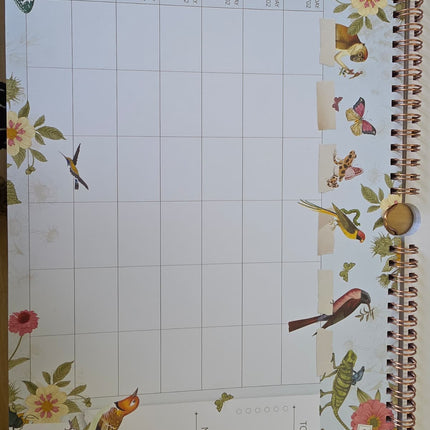 Pimpelmees Pimpelmees Family Planner 18 maanden 2025-2026 Berry
