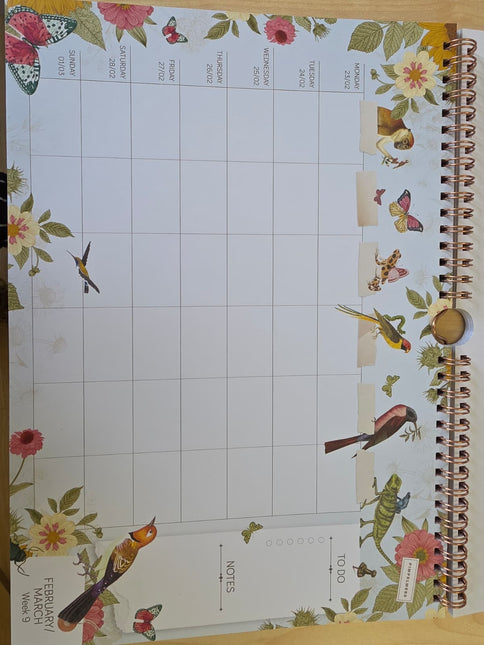Pimpelmees Pimpelmees Family Planner 18 maanden 2025-2026 Berry