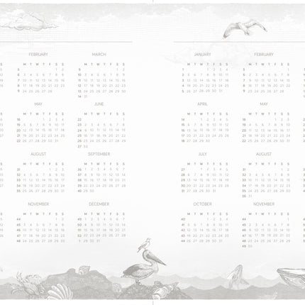 Pimpelmees Pimpelmees Family Planner 18 maanden 2025-2026 Warm nude
