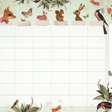 Pimpelmees Pimpelmees Family Planner 18 maanden 2026-2027 Magical Forest