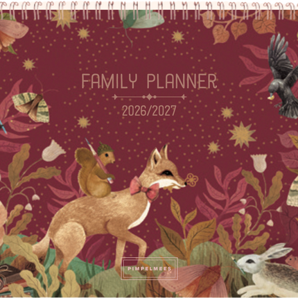 Pimpelmees Pimpelmees Family Planner 18 maanden 2026-2027 Magical Forest