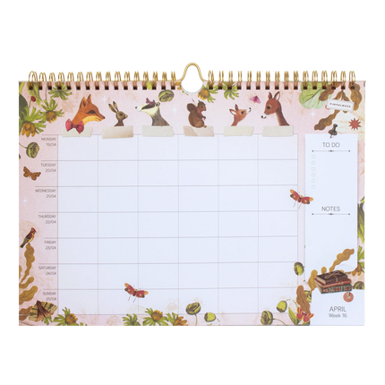 Pimpelmees Pimpelmees family planner 2027 Deer Warm Red