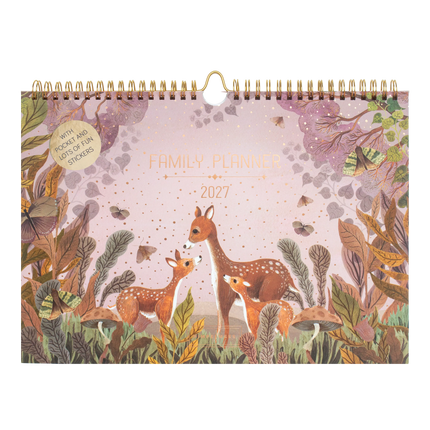 Pimpelmees Pimpelmees family planner 2027 Deer Warm Red