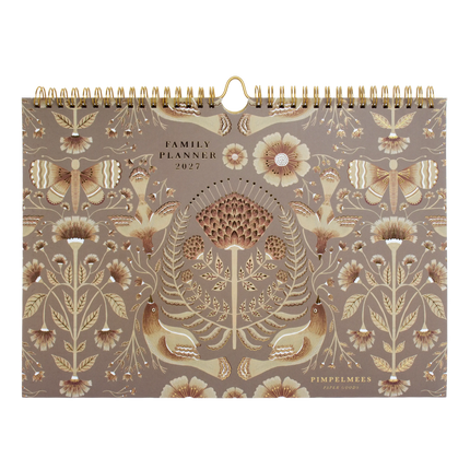 Pimpelmees Pimpelmees Family Planner 2027 Marigold Clay