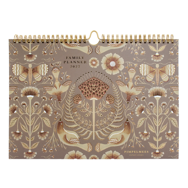 Pimpelmees Pimpelmees Family Planner 2027 Marigold Clay