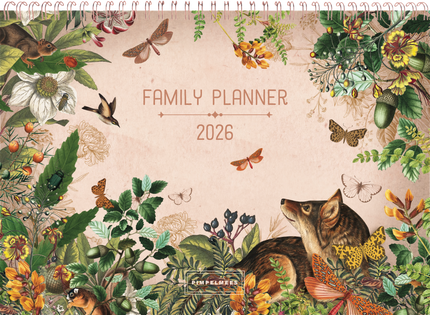 Pimpelmees Pimpelmees Familyplanner 2026 Botanica Fox Rose