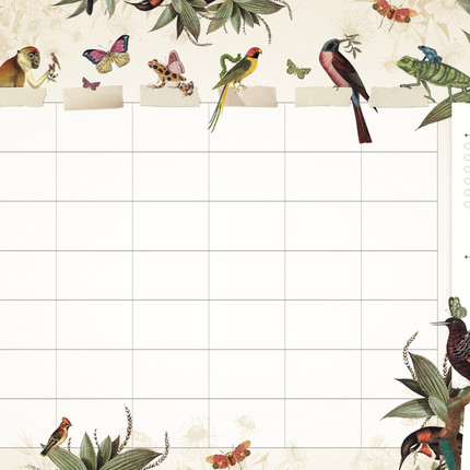 Pimpelmees Pimpelmees Familyplanner 2026 Botanica Fox Rose