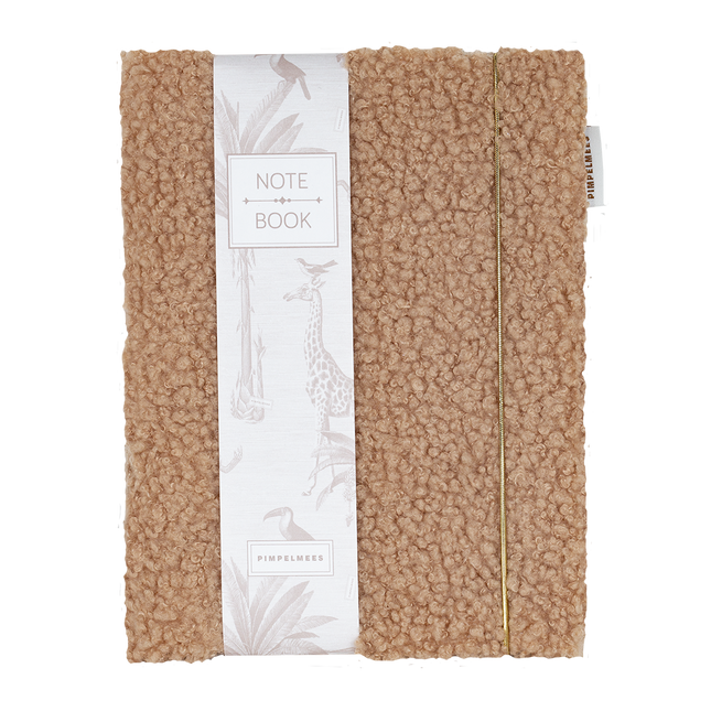 Pimpelmees Pimpelmees Notitieboek Mono Teddy Warm Nude