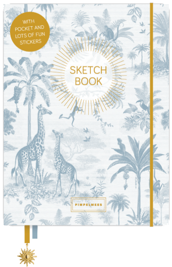 Pimpelmees Pimpelmees Schetsboek Mono Savannah Stories Breezy Blue