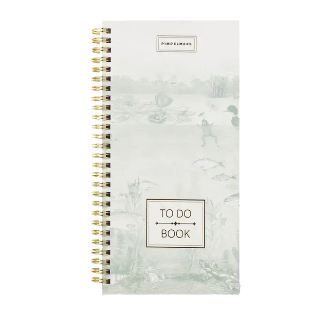 Pimpelmees Pimpelmees To Do Boek Mono Vintage Green