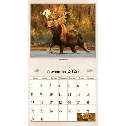 Pine Ridge Animal Instincts Kalender 2026